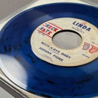Johnny Fiore Rock A Bye Baby b:w I Don’t Love You Now on Check Mate Clear Blue Vinyl 12.jpg