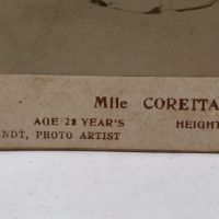 Mademoiselle Coretta Photo by Otto Sarony Cabinet Card 2.jpg