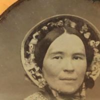 New England Daguerreotype Sixth Plate Woman with Bonnet 5 (in lightbox)