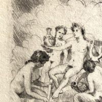 Paul Emile Becat Erotica Drypoint Greek Woman with Sexual Dream 5.jpg