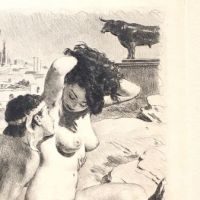 Paul Emile Becat Two Greek Lovers Etching 6.jpg