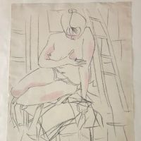 Pericle Fazzini Signed and Numbered Color Lithograph Titled Nudo Edition of 100 1.jpg