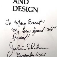 The Photography of Architecture and Design by Julius Shulman Signed 1st Ed. with Signed Letter to Mary Brent Wehrli 12.jpg (in lightbox)