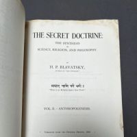 The Secret Doctrine 2 Volume Set By H. P. Blavatsky Published by Theosophical Univeristy Press 13 (in lightbox)