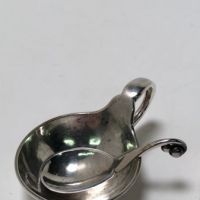 Two Georg Jensen 1928 Salt Cellar with Spoons Model 110 3.jpg