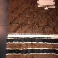 Vintage Brown Camel Hair Blanket Kilim Rug 2.jpg
