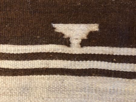 Vintage Brown Camel Hair Blanket Kilim Rug 15.jpg