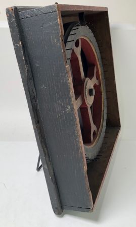 19th C. Vernacular Game of Chance Wheel in Case 10.jpg