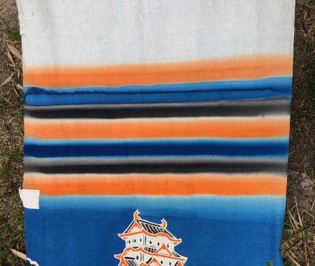 Boys Day Banner 27 Inches wide x 24 Feet Tall Warriors on Horseback with Temple 11.jpg