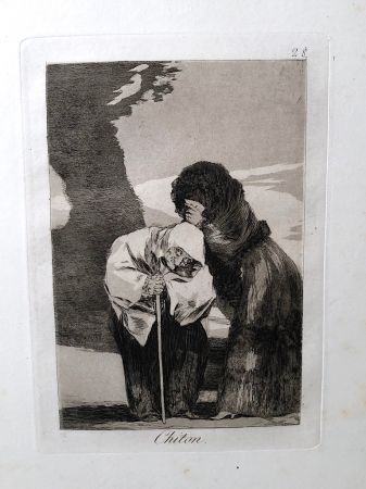 Chiton plate 28 from the series Los Caprichos Francisco Goya Hush 2.jpg