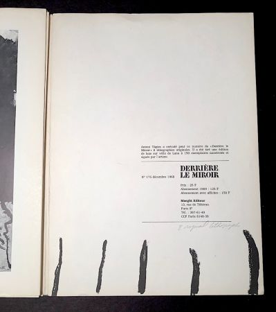 Derriere Le Miroir NO. 175 Antoni Tapies 1968 by Maeght Editeur Complete Folio 19.jpg