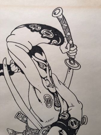 Ed Badajos Original Pen and Ink Samurai 9.jpg
