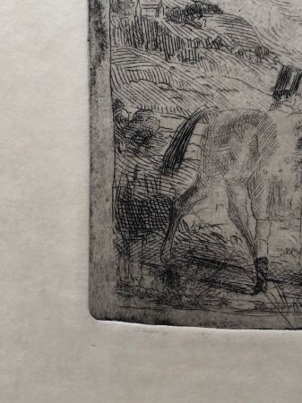 Edgar Degas Etching Restrike LE SPORTSMAN MONTANT SON CHEVAL 5.jpg