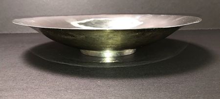 Hand Signed Georg Jensen Silver Hammered Center Bowl Circa 1920 1 copy.jpeg