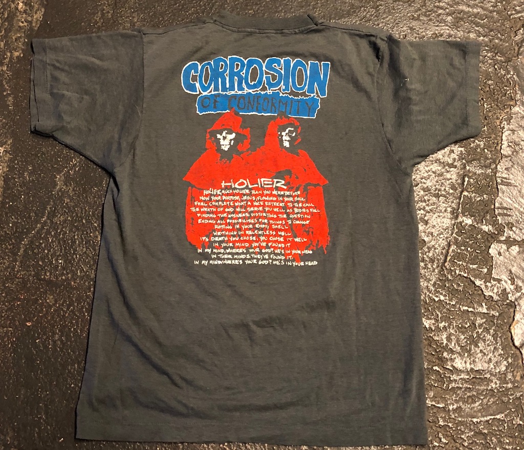 1986 Tour Shirt Corrosion of Conformity Animosity Tour Loss for Words T Shirt 12.jpg