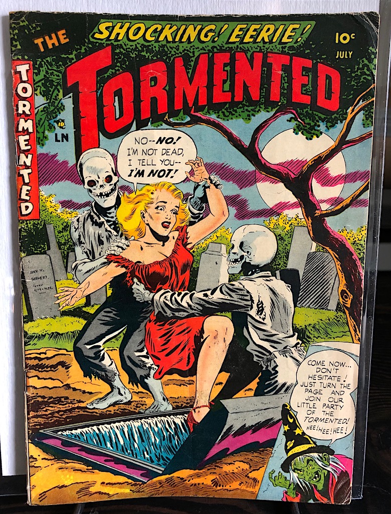 he Tormented No. 1 July 1954 published by Sterling Comics 1.jpg