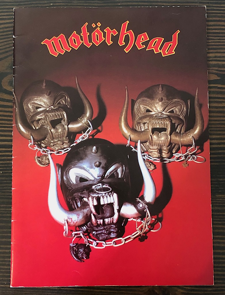 Motorhead Tour Program for Iron Fist Tour Printed by Ballantine UK