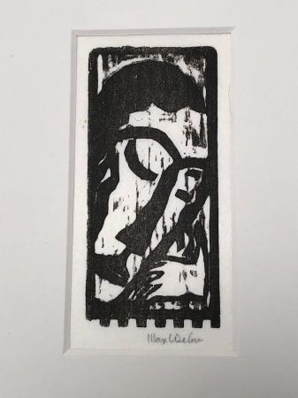 Max Weber Woodcut Head Japon Paper 3.jpg