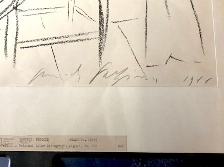 Pericle Fazzini Signed and Numbered Color Lithograph Titled Nudo Edition of 100 2.jpg