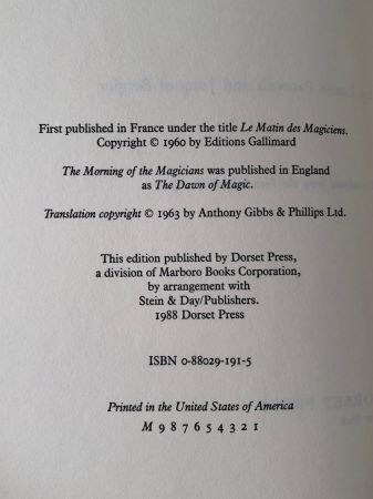 The Morning Of The Magicians by Louis Pauwels and Jacques Bergier Hardback with DJ 6.jpg