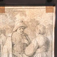 Adriaen Van Ostade Man and Woman Conversing c 1673  Etching 19.jpg