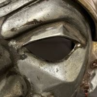 American Art Deco Aluminum Pirate Mask Wall Sconce Theatre Amusement Park circa 1930s 8.jpg