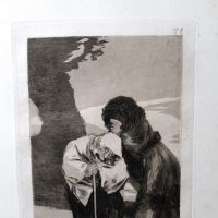 Chiton plate 28 from the series Los Caprichos Francisco Goya Hush 2.jpg