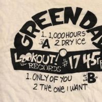 Rare 1990 Green Day Tour Tee Vintage 90'S Cut Off T Shirt Lookout