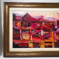 John Black Expressionist Cityscape Painting Circa 1970's 12.jpg