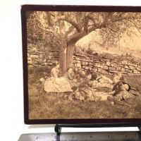 Large Cabinet Card of 3 Couples Having Picnic Beuatiful Clarity and Detail 1.jpg