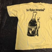 Mudhoney Tour Los Playboys International Tour Shirt Large Yellow 1992 10.jpg