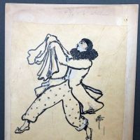 Pamela Coleman Smith Orignal Drawings From Russian Ballet Book 1913 8.jpg