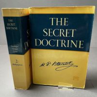 The Secret Doctrine 2 Volume Set By H. P. Blavatsky Published by Theosophical Univeristy Press 1 (in lightbox)