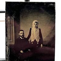 Tintype of Man with Young Woman in Knitted Head Covering 5.jpg