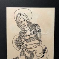 Two Original Ink Drawings by Ed Badajos Circa 1969 2.jpg