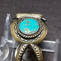 Unsigned Silver Pawn Navajo Cuff Circa 1930s 4.jpg