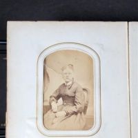 Victorian Era CDV and Tintype Photo Album 23 Images 33 (in lightbox)