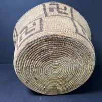 Weaved Basket with Whirly Log Design Akimel O’odham Pima Tribe 4.jpg