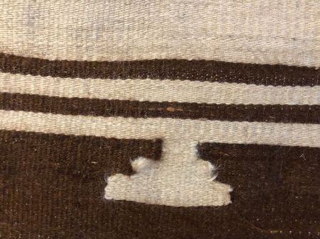 Vintage Brown Camel Hair Blanket Kilim Rug 16.jpg