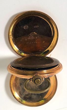 14k Gold Swiss Exported to Germany 1907 Hunting Case Pocket Watch 5.jpg