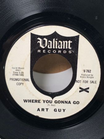 Art Guy Where You Gonna Go b:w Teenage Millionaire Valiant Records 2.jpg