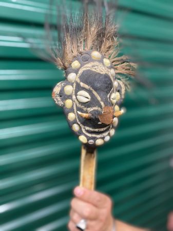 Cassowary Bone Dagger with Clay Head Papua New Guinea 13.jpg