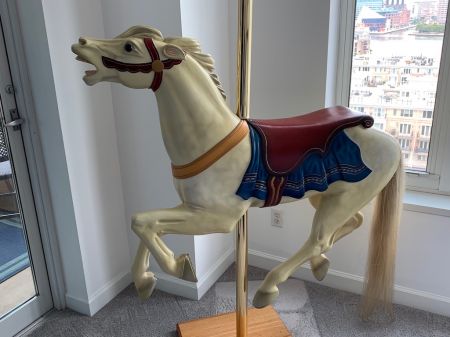 Circa 1915 Herschel Spillman Carousel Horse Restored Jumper 3.jpg