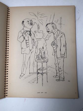George Grosz 30 Drawings and Watercolors 1944 Spiral Bound Erich Herrmann 9.jpg