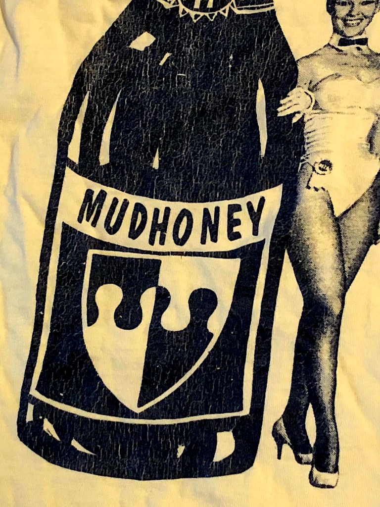 Mudhoney Tour Los Playboys International Tour Shirt Large Yellow 1992 11.jpg