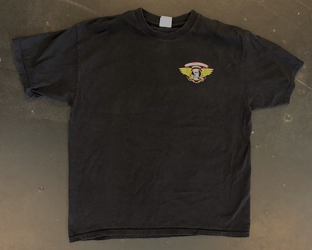 Powell Peralta Black T Shirt mcmlxxxviii 1988 Skateboards 1.jpg