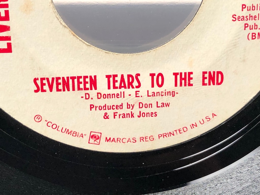 White Label Promo The Liverpool Set Seventeen Tears To The End : Change Your Mind on Columbia 2.jpg
