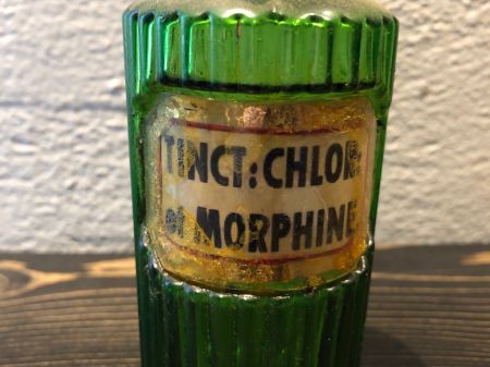 Narcotic Bottle circa 19th Century for Tincture of Chloride of Morphine 2.jpg