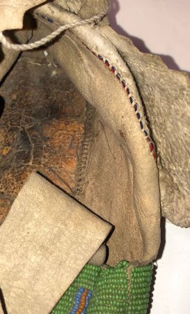 Pair of late 19th Indian Moccasins with American Flag Beaded 11.jpg