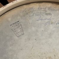1948-1952 WFL Keystone Badge Red Sparkle Marching Snare SIGNED by William Ludwig Jr. 3.jpg (in lightbox)